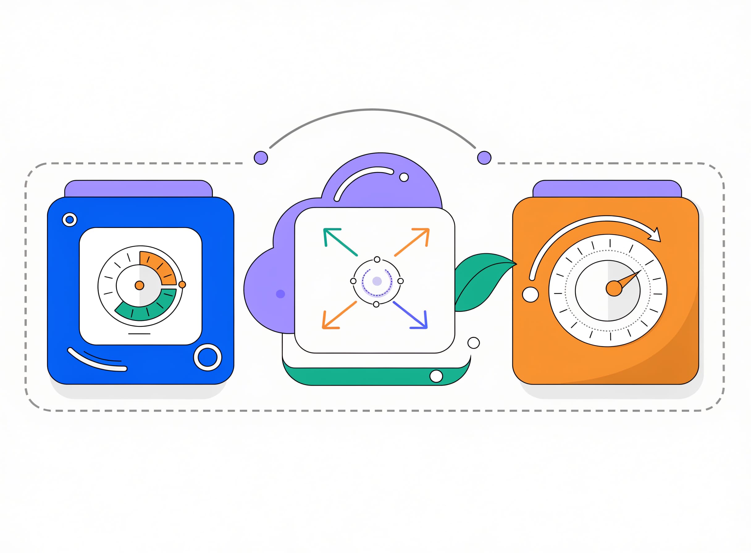 the-routing-engine unifies MQL scoring, a routing switch and an SLA clock inside one dashed frame with a handoff bridge connecting marketing to sales