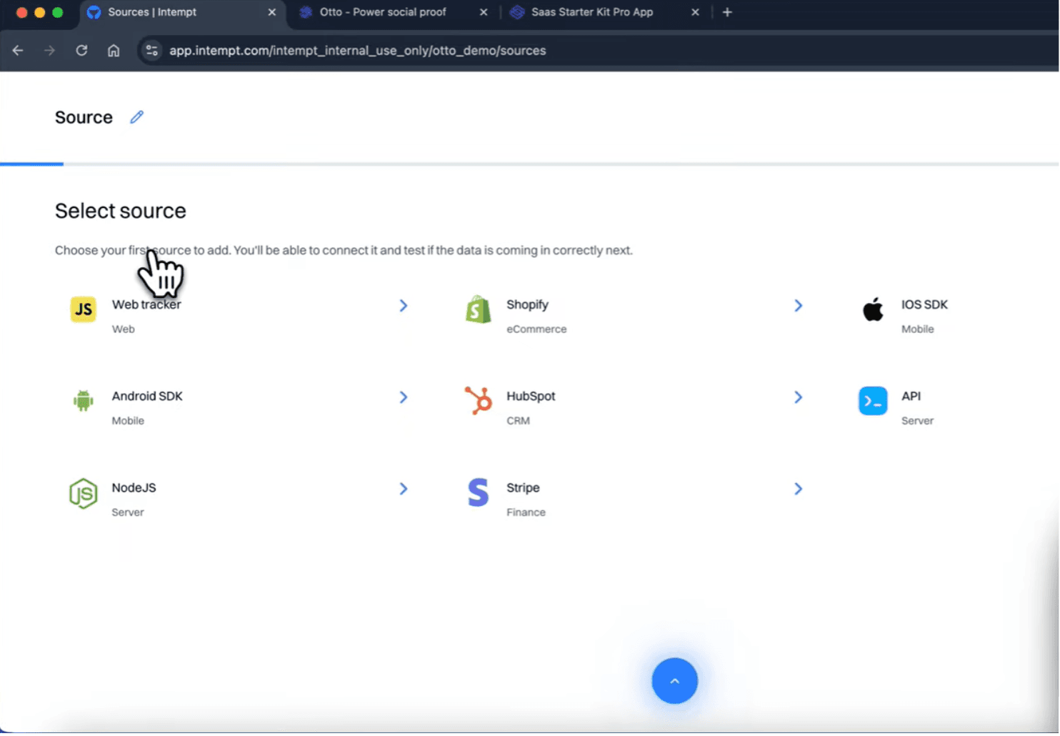Behavioral tracking that identifies which page a visitor is evaluating