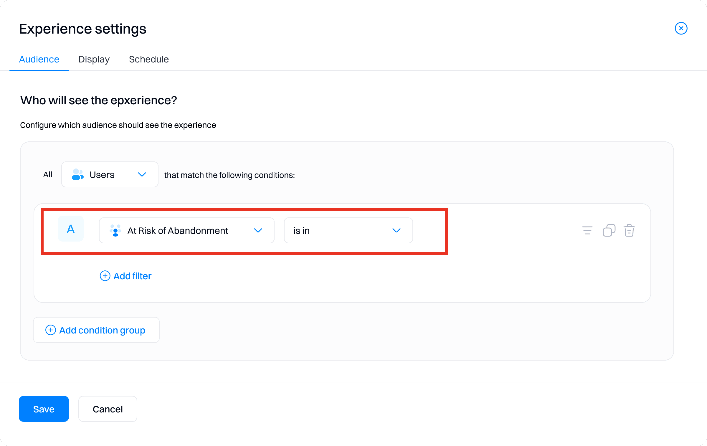 Propensity scoring setup: Checkout page personalization